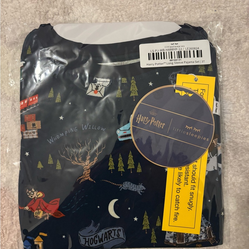 Little Sleepies Harry Potter Evening at Hogwarts pj set 3T